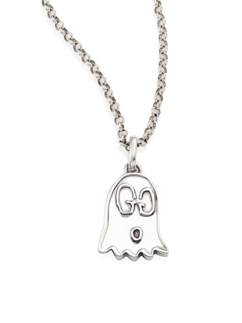 gucci pendant|gucci ghost pendant necklace.